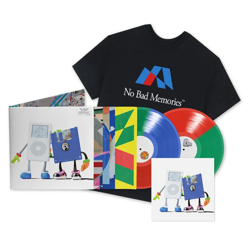 'No Bad Memories' (Exclusive Limited Edition Trio (RGB) 2LP) + Signed Art Card + Black T-shirt