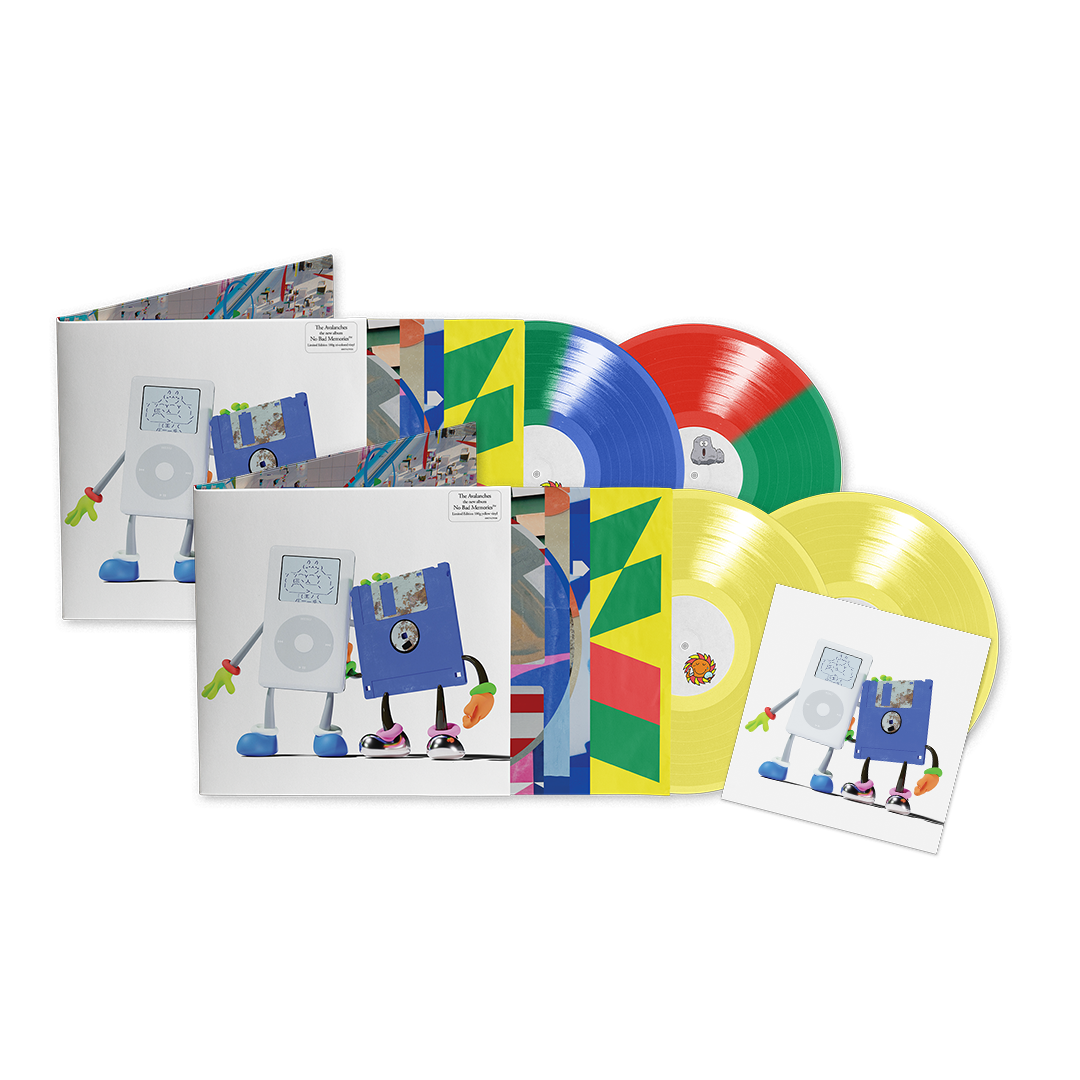 'No Bad Memories' (Exclusive Limited Edition Trio (RGB) 2LP) + Limited Edition Yellow 2LP + Signed Art Card